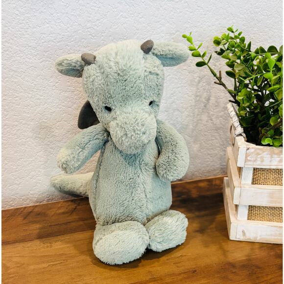 Jellycat Stuffed Animal Plush Toy, Bashful Dragon EUC - Picture 1 of 4